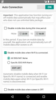 Auto Connection android App screenshot 5